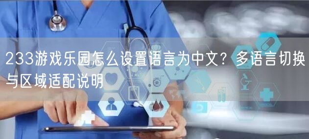 233游戏乐园怎么设置语言为中文？多语言切换与区域适配说明